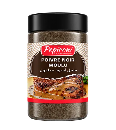 Poivre Noir Moulu 140g — le produit