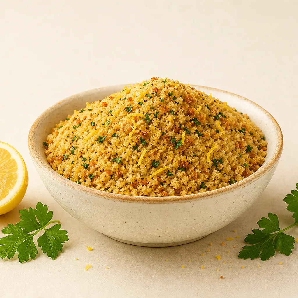 Chapelure au Citron — le plat